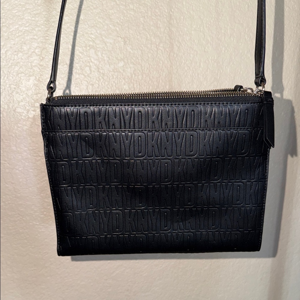 DKNY Black Logo Crossbody Bag